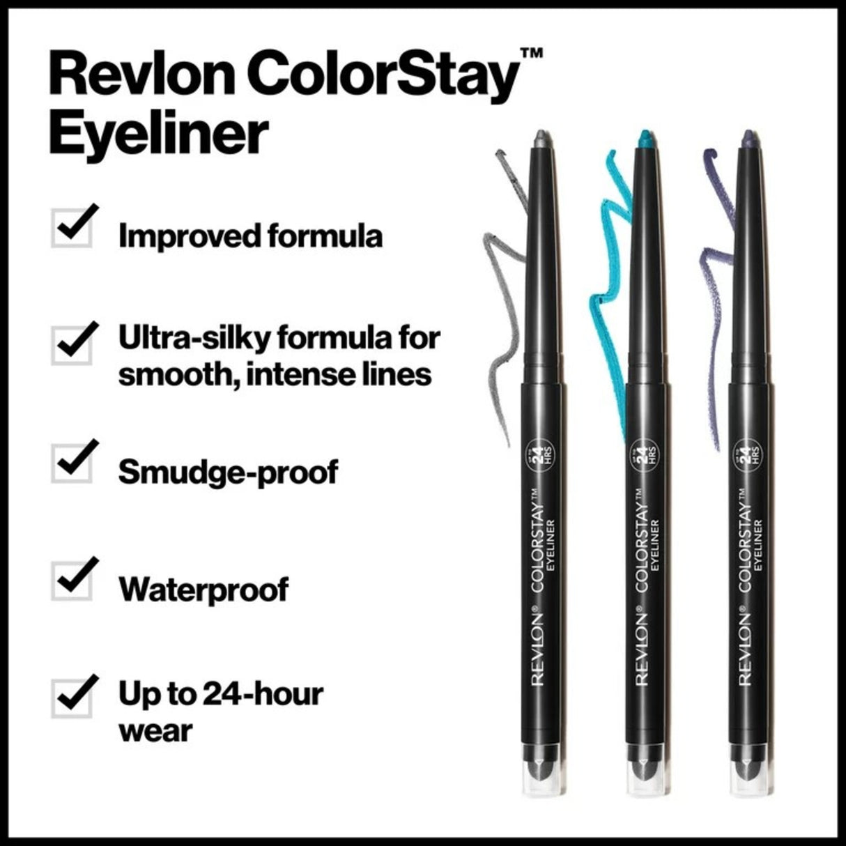 Revlon Colorstay Eyeliner 202 Black Brown