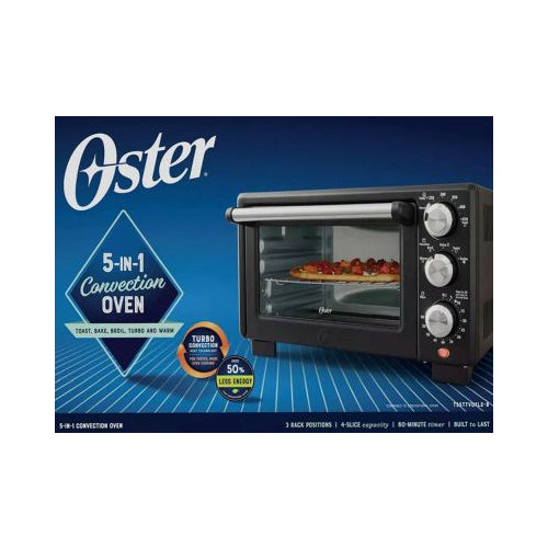 OSTER TOSTER OVEN MATTE BLACK