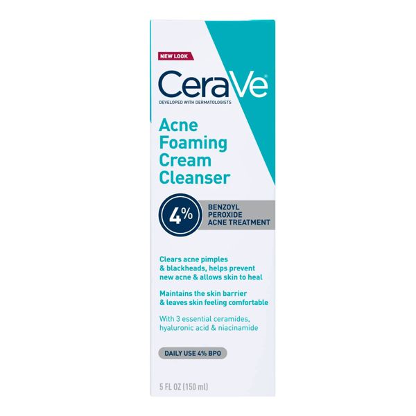 CeraVe Acne Foaming Cream Face Cleanser - Fragrance Free, 5 oz-3606000512238-LR-335880-1-LR eShop