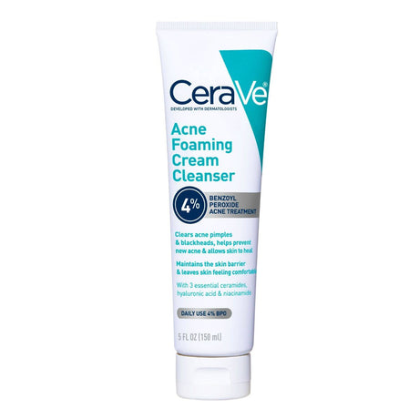 CeraVe Acne Foaming Cream Face Cleanser - Fragrance Free, 5 oz-3606000512238-LR-335880-2-LR eShop