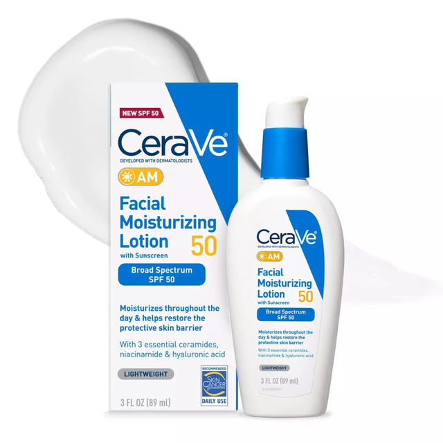 CeraVe AM Facial Moisturizing Lotion with SPF 50, 3 oz-3606000612631-LR-357089-1-LR eShop