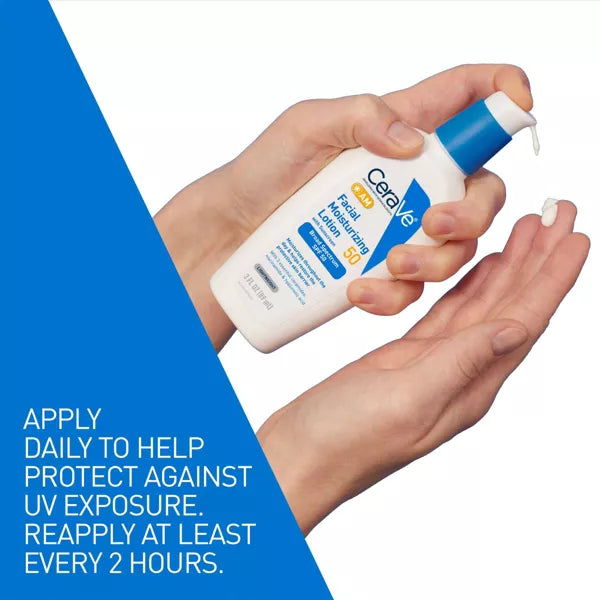 CeraVe AM Facial Moisturizing Lotion with SPF 50, 3 oz-3606000612631-LR-357089-5-LR eShop