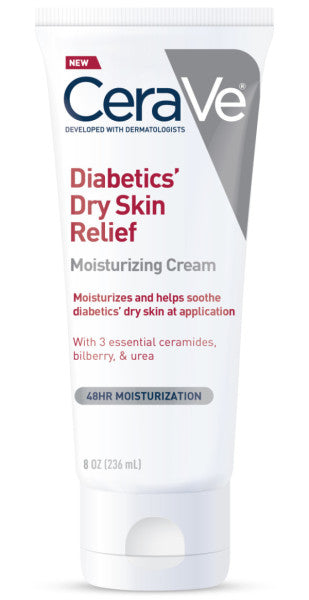 CeraVe Diabetics Dry Skin Relief Moisturizing Cream, 8 oz-3606000512153-LR-357340-1-LR eShop