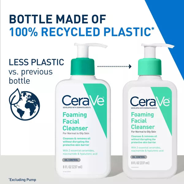 CeraVe Foaming Facial Cleanser for Normal to Oily Skin, 8 oz-3606000534919-LR-357206-3-LR eShop