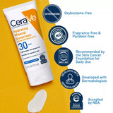 CeraVe Hydrating Mineral Face Sunscreen Lotion – SPF 30, 2.5 oz-3606000515031-LR-332941-3-LR eShop