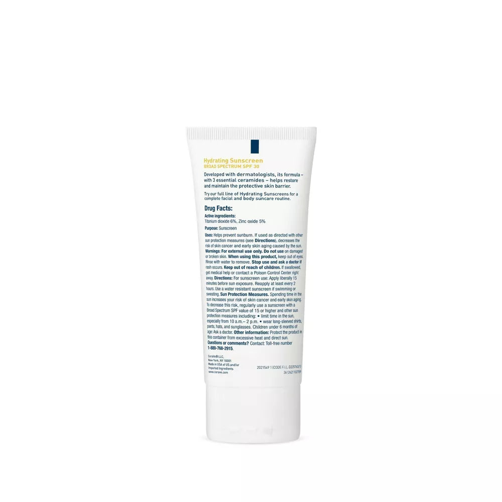 CeraVe Hydrating Mineral Face Sunscreen Lotion – SPF 30, 2.5 oz-3606000515031-LR-332941-9-LR eShop