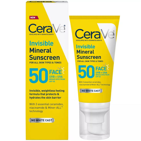 CeraVe Invisible Mineral Face Sunscreen - SPF 50, 1.75 oz-3606000642669-LR-362298-1-LR eShop