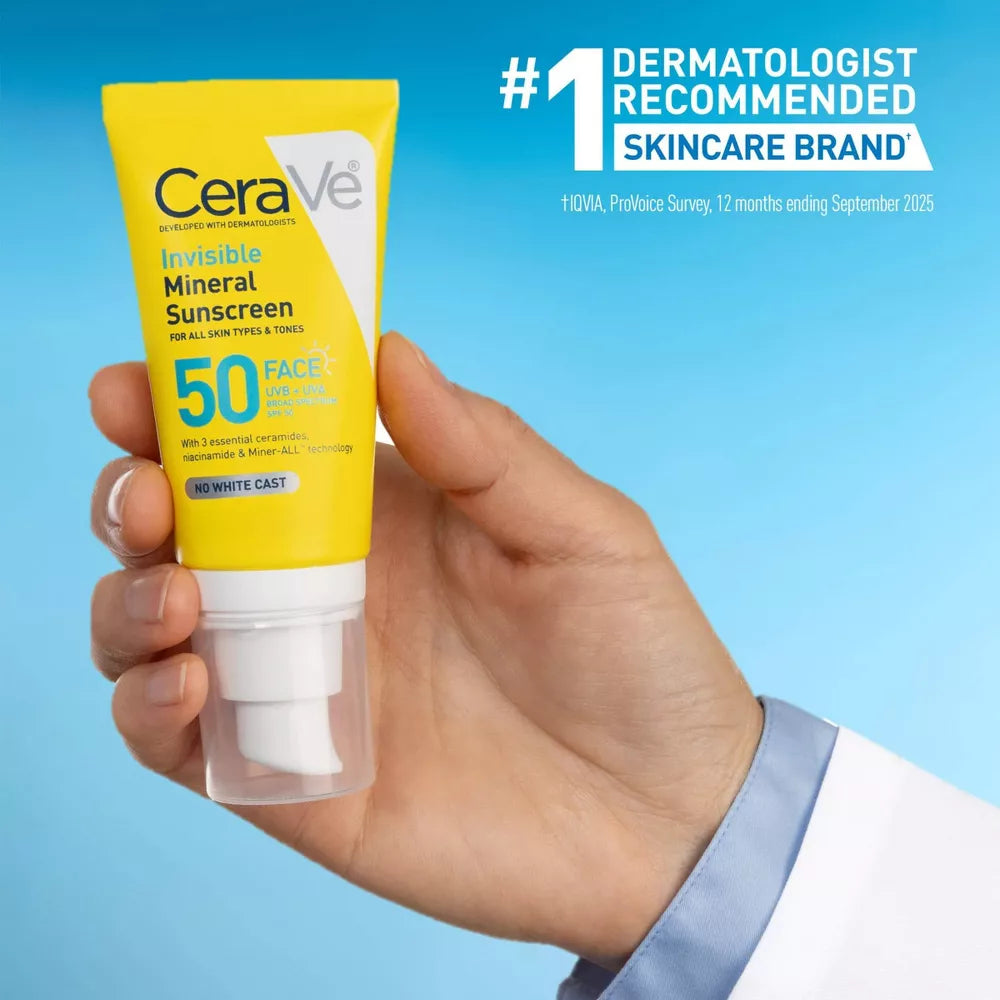 CeraVe Invisible Mineral Face Sunscreen - SPF 50, 1.75 oz-3606000642669-LR-362298-8-LR eShop