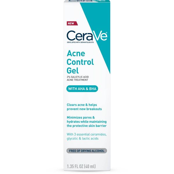 CeraVe Salicylic Acid Acne Treatment Control Gel, 1.35 oz-3606000575172-LR-352283-3-LR eShop