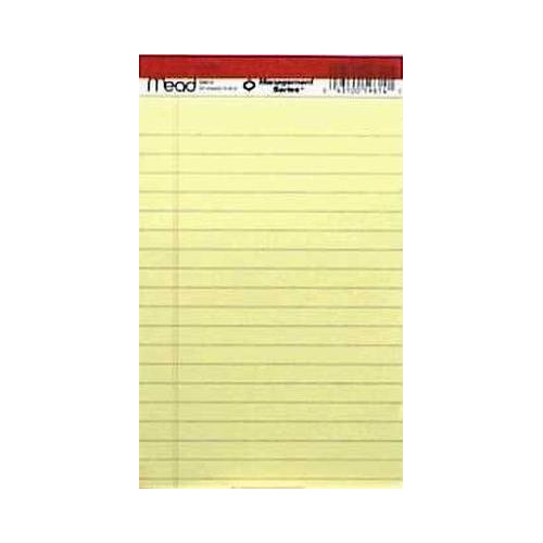 Mead® 5 x 8 Junior Legal Pad Canary