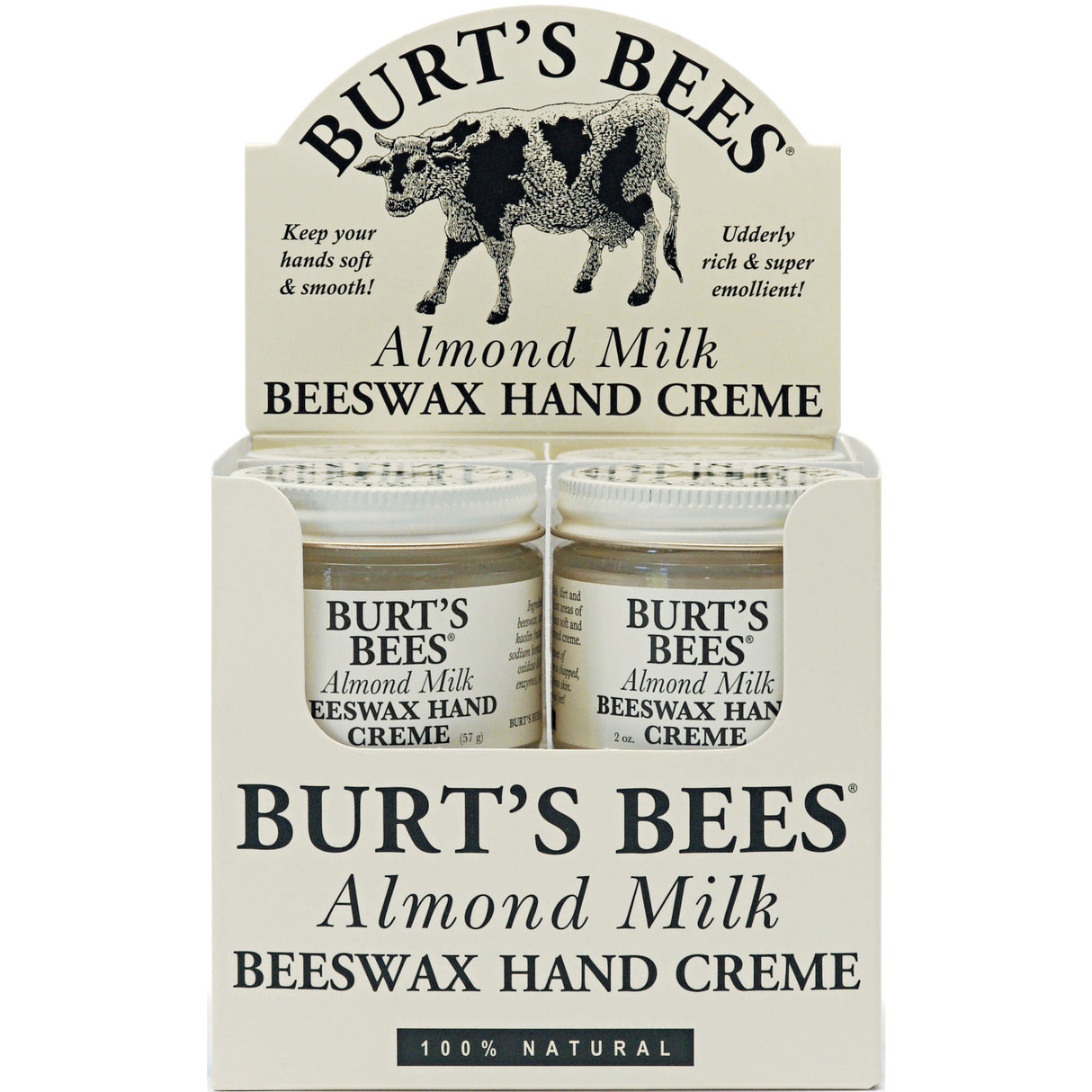 Burt's Bees Almond & Milk Hand Cream, 2oz