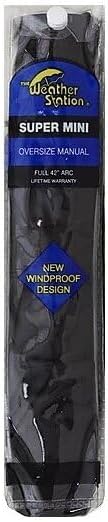 CHABY International The Weather Station Auto Open Compact Folding Umbrella - Black, 42"-082815803946-LR-179589-2-LR eShop
