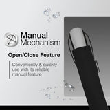 CHABY International Weatherproof Manual Super Mini Umbrella - Black, 42"-082815978132-LR-251107-3-LR eShop