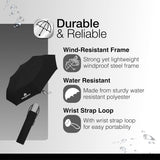 CHABY International Weatherproof Manual Super Mini Umbrella - Black, 42"-082815978132-LR-251107-4-LR eShop