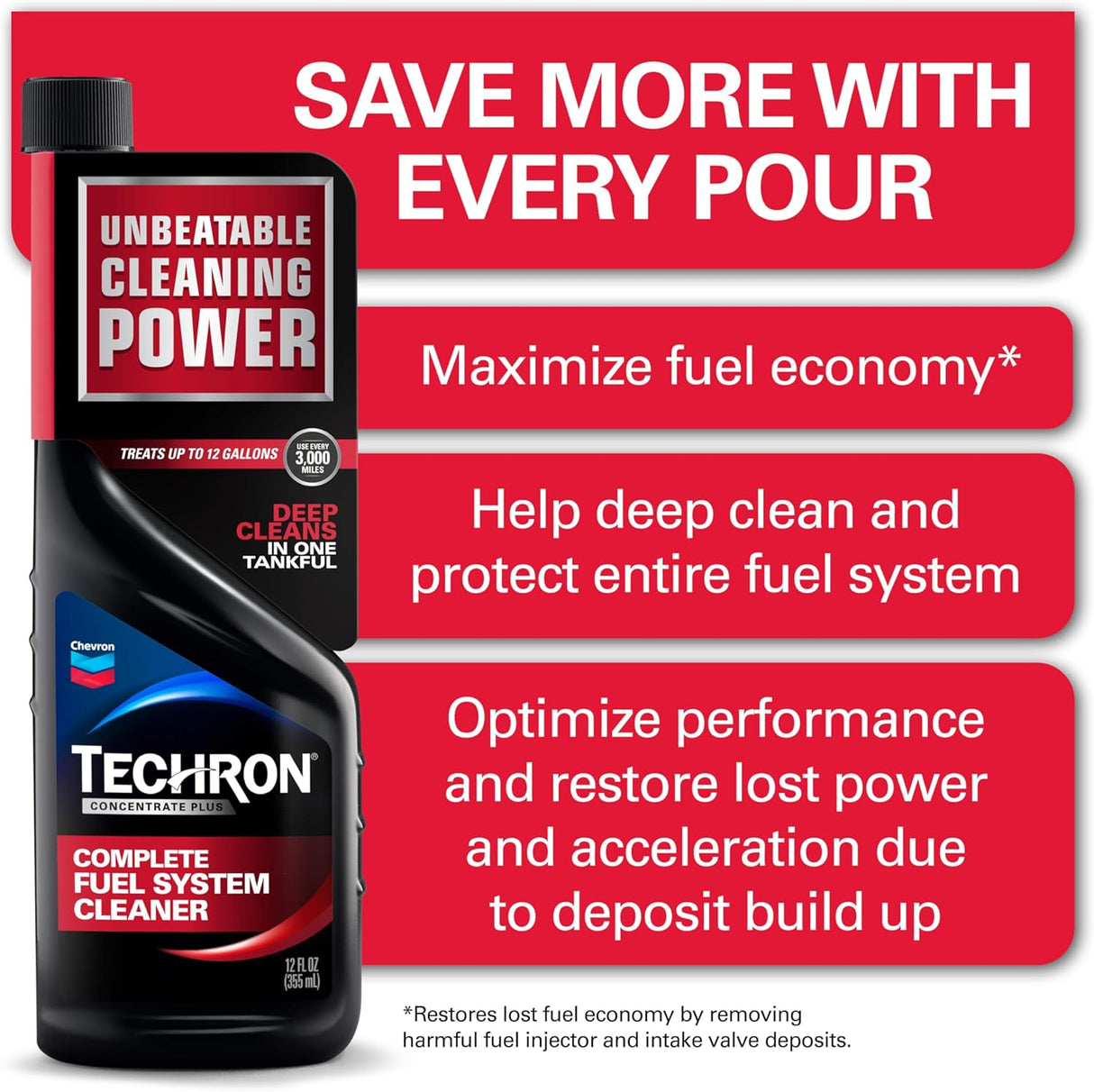 Chevron Techron Concentrate Plus Complete Fuel System Cleaner, 12 oz-023968677404-LR-234074-4-LR eShop