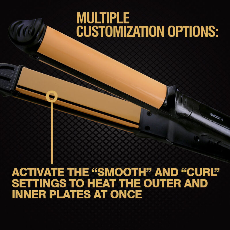 CHI 0.75 Inch Tourmaline Ceramic 3-in-1 Hairstyling Iron - Onyx Black-813843037009-LR-346407-8-LR eShop