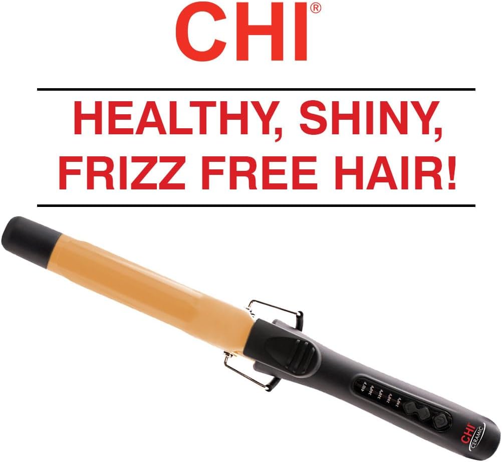 CHI 1 inch Ceramic Curling Iron - Black-813843040801-LR-346406-4-LR eShop
