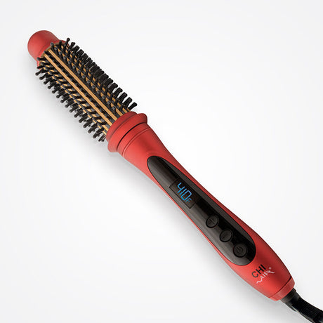 CHI 1.25 inch Tourmaline Ceramic Heated Round Brush - Ruby Red-813843033919-LR-348289-1-LR eShop