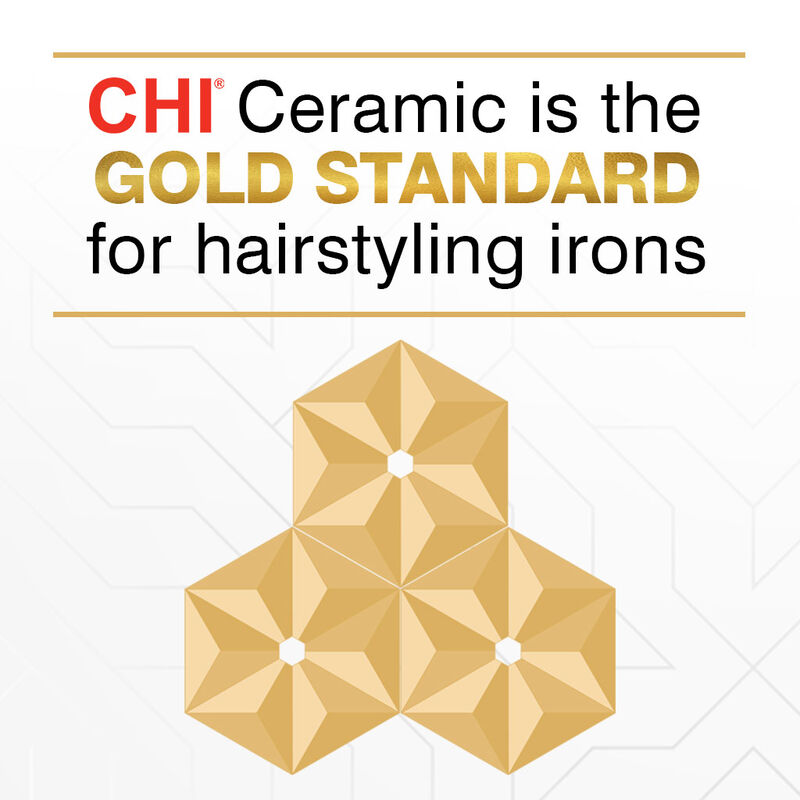 CHI 1.5 Inch Tourmaline Ceramic Wide Plate Hairstyling Iron - Onyx Black-813843034688-LR-345019-3-LR eShop