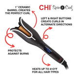CHI Matte Black Ceramic Spin N Curl, 1 inch-813843038600-LR-337379-3-LR eShop
