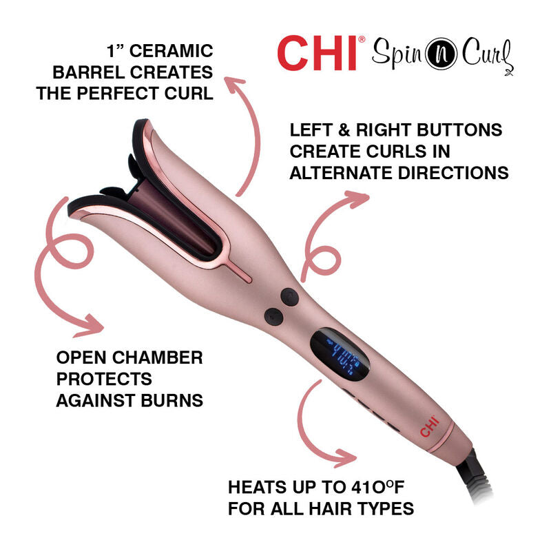 CHI Rose Gold Ceramic Spin N Curl, 1 inch-813843041501-LR-344590-3-LR eShop