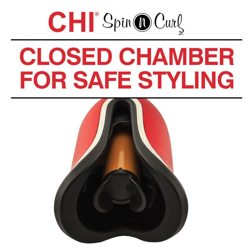 CHI Ruby Red Ceramic Spin N Curl, 1 inch-813843040306-LR-337380-6-LR eShop