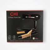 CHI Tourmaline Ceramic 3-Piece Travel Set - Onyx Black-81384303114-LR-348006-2-LR eShop