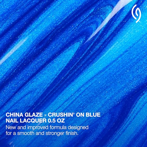 china glaze Nail Lacquer, Glossy Finish - Crushin' On Blue-019965385183-LR-360521-3-LR eShop