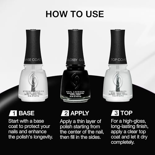 china glaze Nail Lacquer, Glossy Finish - Liquid Leather-019965410311-LR-360537-7-LR eShop