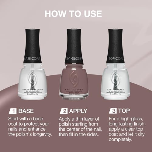 china glaze Nail Lacquer, Glossy Finish - Weathered Bark-019965431200-LR-360564-7-LR eShop