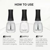 china glaze Nail Lacquer, Glossy Finish - White On White-019965430579-LR-360552-7-LR eShop