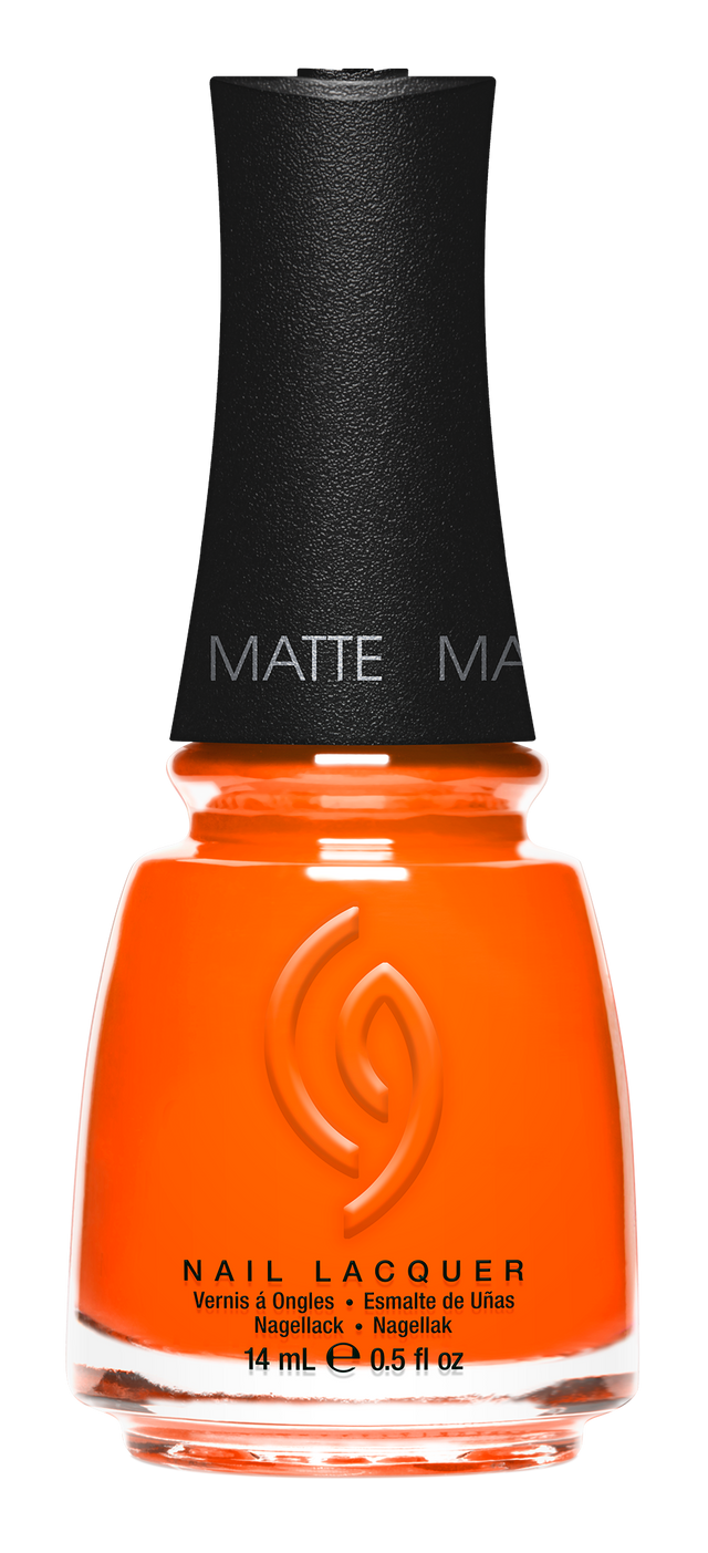 china glaze Nail Lacquer, Matte Finish - Orange Knockout-019965410519-LR-360541-1-LR eShop