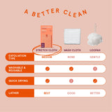 CLEANLOGIC Bath and Body Exfoliating Stretch Cloth - Assorted-856091001040-LR-233150-6-LR eShop