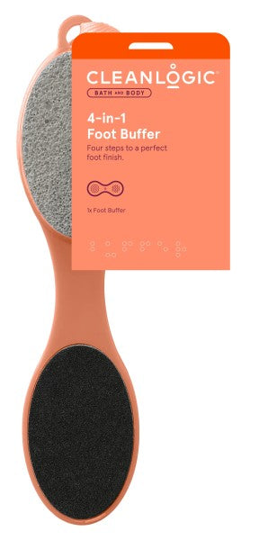 CLEANLOGIC Bath & Body 4-in-1 Foot Buffer - Assorted-856091002627-LR-290950-1-LR eShop