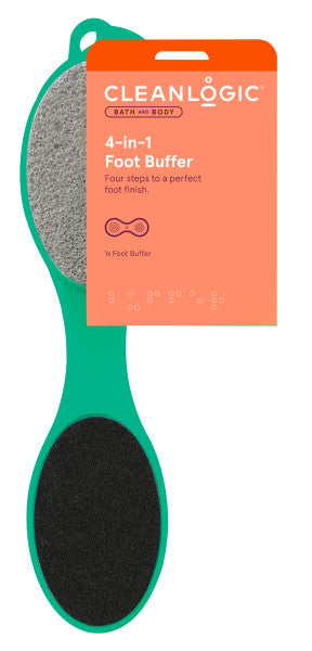 CLEANLOGIC Bath & Body 4-in-1 Foot Buffer - Assorted-856091002627-LR-290950-2-LR eShop
