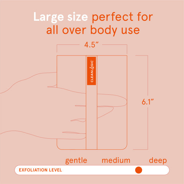 CLEANLOGIC Bath & Body Large Body Exfoliator - Assorted-856091001019-LR-311055-3-LR eShop