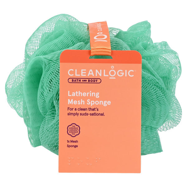 CLEANLOGIC Bath & Body Lathering Mesh Sponge - Assorted-856091000364-LR-276908-2-LR eShop