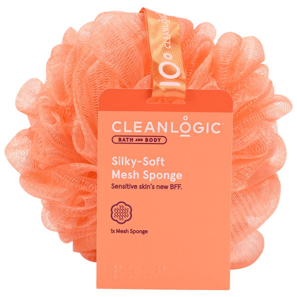 CLEANLOGIC Bath & Body Silky-Soft Mesh Sponge - Assorted-856091002504-LR-311049-1-LR eShop