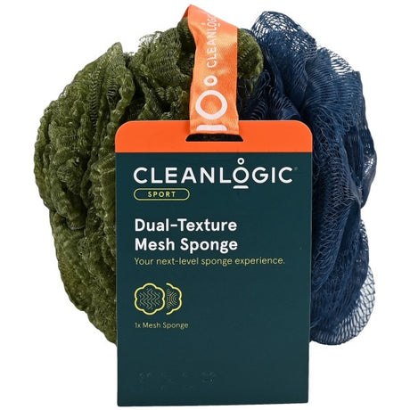 CLEANLOGIC Sport Dual-Texture Mesh Sponge - Assorted-856091002481-LR-311047-2-LR eShop