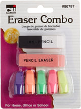 CLi Pencil Eraser Combo Pack, 7 count-026487807970-LR-176595-1-LR eShop