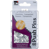 CLi Push Pins in Reusable Box - Clear, 60 count-026487791606-LR-254326-1-LR eShop