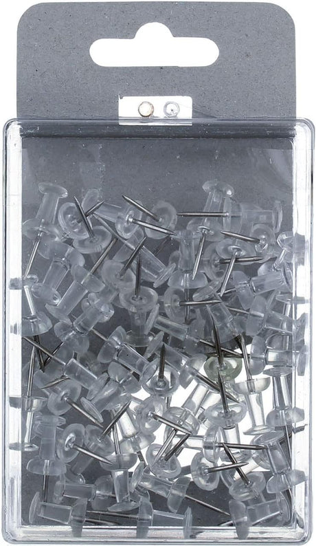 CLi Push Pins in Reusable Box - Clear, 60 count-026487791606-LR-254326-2-LR eShop