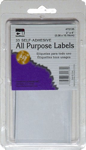 CLi Self-Adhesive All Purpose Labels - 35 count, 2" x 4"-026487721351-LR-354417-1-LR eShop
