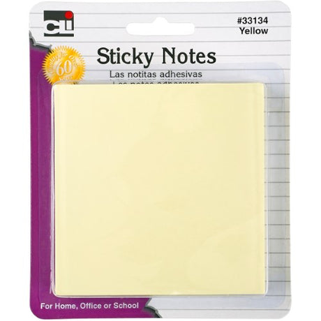 CLi Sticky Notes, 3" x 3" - Yellow, 4 pads-026487331345-LR-294478-1-LR eShop