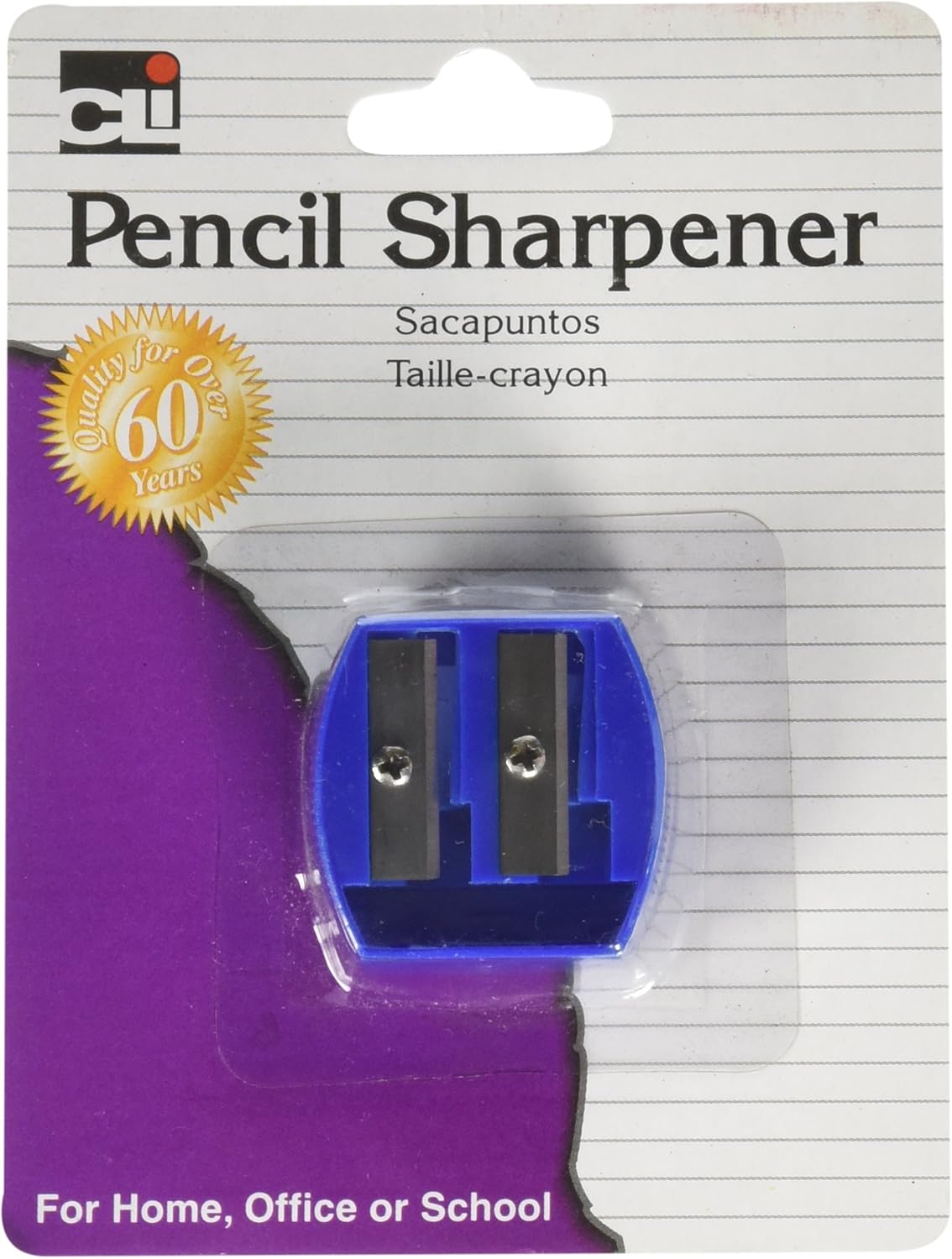 CLi Two-Hole Pencil Sharpener - Assorted-026487807222-LR-254332-1-LR eShop