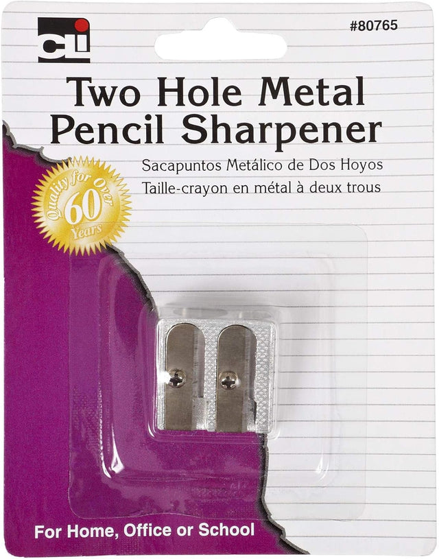 CLi Two-Hole Pencil Sharpener - Metal-026487807659-LR-29561-1-LR eShop