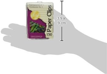 CLi Vinyl Coated Standard Paper Clips With Reusable Box - Assorted Brights, 150 count-026487790333-LR-140539-2-LR eShop