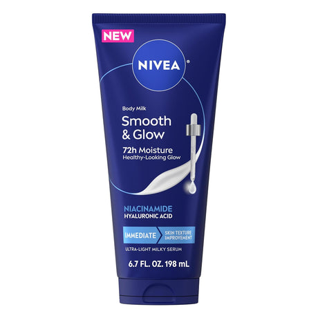 Click to see full view NIVEA Body Milk Smooth and Glow Ultra-Light Milky Serum, 6.7 oz-072140043315-LR-364201-1-LR eShop