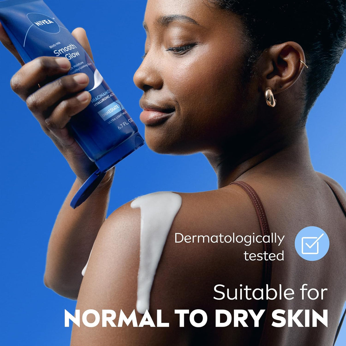 Click to see full view NIVEA Body Milk Smooth and Glow Ultra-Light Milky Serum, 6.7 oz-072140043315-LR-364201-7-LR eShop