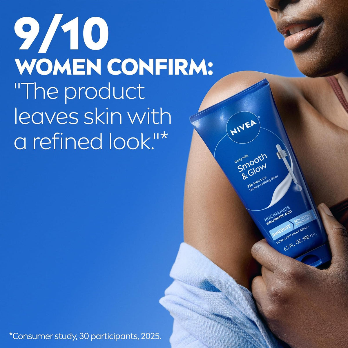 Click to see full view NIVEA Body Milk Smooth and Glow Ultra-Light Milky Serum, 6.7 oz-072140043315-LR-364201-8-LR eShop
